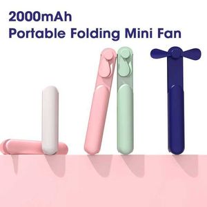 Other Appliances Handheld Fan 3-in-1 Mini Handheld Fan Portable USB Charging Small Pocket Fan Battery Powered Fan with Power Pack J240423