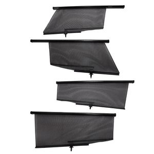 Car Sunshade 2 PCs/4 PCs Ein festgelegtes Sonnenschattenfenster für Tesla Modell 3 Zubehör Markiser Vorhänge Roller ABS Drop Lieferung Automobile Motor OTQHW