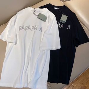 Nytt brev varmt vatten diamant designer kvinnors tshirt för kvinnor kläder o-hals kort ärm t-shirt femme lös casual topp 100% bomull tee kortärmade tee tröjor