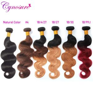 Wigs Cynosure Human Hair Body Wave Bundles Double Weft Brazilian Hair Weave Bundles Remy Hair Extensions