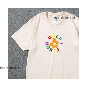 Tasarımcı T Shirt Golf Le Fleur Flower Tee Oylama Igor Tyler Yaratıcı Skate T-Shirt Pamuk Erkek Günlük Swag Kadın Hip Hop 236