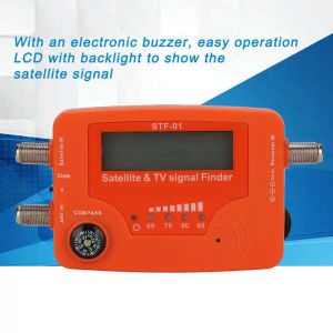 Bulucu Uydu TV sinyali Finder LCD Ekran Pusula Buzzer Kontrol Uydu Sinyali ile Dijital Uydu Sinyal Ölçer Bulucu