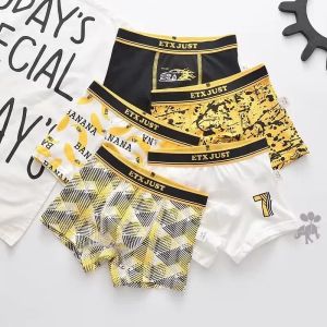 Roupa íntima 5pc/pacote crianças roupas íntimas calcinhas de calcinha de algodão shorts menino calcinha bebê calçada infantil 216 anos