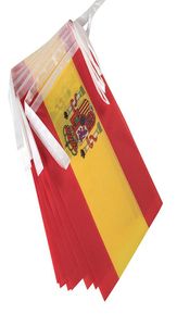 5m Hiszpanna flaga proporczyka hiszpajska sznurka brytyjska buntings festiwal impreza wakacyjna dekoracja 7776387