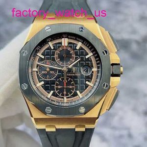 AP Nurving WIDT WATM KORY DOK Offshore Series 26401ro Data Funkcja czasu 18K Rose Gold/Ceramic Material Automatic Machinery Watch