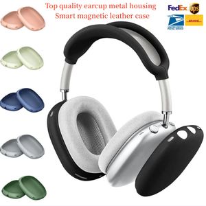 For AirPods Max Bluetooth Headphone Accessories AirPods airpodspro max Wireless Earphone Top Quality Metal Silicone Anti-drop Protective Waterproof Case