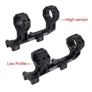 Tillbehör Taktisk GE Automatics 1.5 1.93 Scope Mount Optical Sight Riflescope Cantilever 25.4mm 30mm AR15 -konsol för 20mm Picatinny Rail