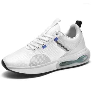 Casual Shoes 2024 Utomhus för vuxna män som kör jogging Walking Sport Lace-up Athletic Breattable Mesh Sneaker Fashion Footwear