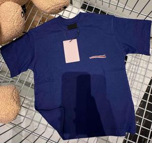 24sss meninos garotas camisetas designers tees infantis com ondas de carta tops tshirt de filho dos pais Mulheres roupas de família 18 estilos tamanho 100-150 opcional