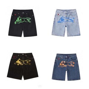 Herren Designer Shorts Herren Jeans Männer Y2K Harajuku Denim Shorts Frauen Hip Hop Punk Streetwear Sommer American Shorts BBC Ice Cream Dogs Milliarden Jungen Club