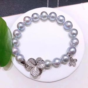 Strands Hot 925 Sterling Silver Flower Belierry Risultati della collana all'ingrosso Bracciale e ganci per le parti delle parti di accessori per i gioielli