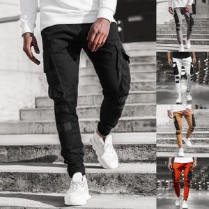 Moda Erkek Sweatpants Joggers Spor koşu pantolon erkekler erkek pantolon pist spor salonu fitness vücut geliştirme erkek pantolon 240408