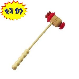 Massager 2st Natural Bamboo Wood Fitness Hammer 7star Massage Hammer Massage Hammer Multifunktionell Massage Stick