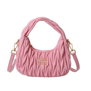 Miui Matelasse Bowling Arcadie Lolita Bag Womens Man Crossbody Designer Wandeal Luksusowe torebki TOTE Half Moon Travel Torby