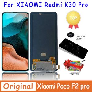 Telas Original para Xiaomi Redmi K30 Pro Display Touch Screen Digitizer Peças para Xiaomi Pocophone Poco F2 Pro M2004J11G LCD Display