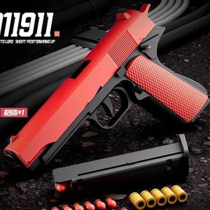 Gun Toys Автоматическое оболочка изгнать мягкие пули игрушечный пистолет для детей Взрослые игрушки для игрушек выглядят очень безопасными игрушками Australial2404