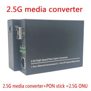 Chargers 2.5G Media Converter Xpon SFP Módulo de bastão Gpon/Epon Bridge Modo ONU Fiber Optic Transceiver Compatível com Web Mikrotik Odi MA5671A