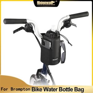 Verktyg cykel frampåse för brompton vattenflaskväska styret telefonpåse
