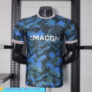 2024 Player Edition 24 25 stagionali Marshow Away T -calcio magliette a manica corta Jersey Blue Men Kids Short Short Custom Unifort Player Versione per adulti Spedizione gratuita