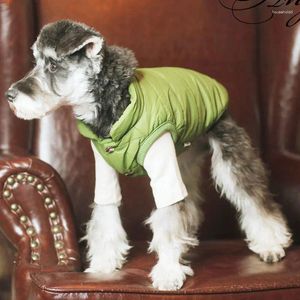 Dog Apparel Pet Clothing Color Puppy Clothes Thick Vest Autumn And Winter Warm Cotton Windproof Coat Casual Durable