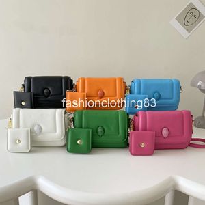 Designer Kurt Geiger London Medium Kensington Cross Body Bags Rainbow Shoulder Handväskor Riktigt läder med liten och mini -flikväska och shopping