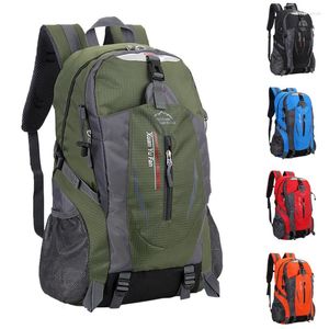 Zaino per viaggi viaggiare in nylon impermeabile giovinezza sport casual campeggio maschio laptop sacca da escursionismo all'aperto