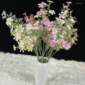 Fiori decorativi 82 cm Casa selvatica colorata artificiale e decorazioni per matrimoni seta