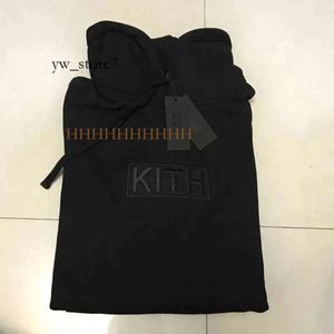 Kith Hoodies 24ss Loose Spring Clothes Hoodies Embroidery Kith Terry Hoody Mens Woman Top Quality Pullover Sweatshirts Original Tag Labelaqr Kith 6984