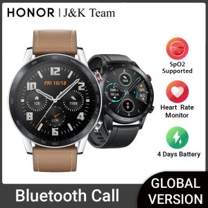 Orologi Honor MagicWatch 2 46mm Smart Watch Bluetooth Calling Smartwatch 14 giorni Telefono di telefonia Chiamata cardiaca frequenza cardiaca