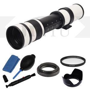 Filters Jintu 420800mm F/8 Telephoto Lens Kit for Canon 1200d 1300d 4000d 450d 550d 650d 760d 800d 77d 90d 80d 70d 60d 5div Camera