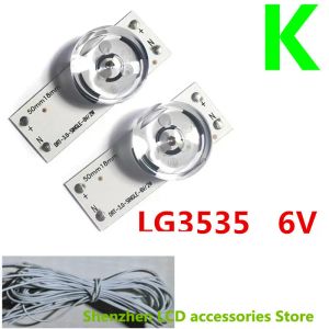 Filters 100%new 6v Smd Lamp Beads with Optical Lens Fliter for Led Tv Repair 32lb 42lb 49lb 50lb 55lb 65lb 6916l 1974a 32mb25v