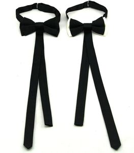 Linbaiway Casual Men Bowtie For Women Butterfly Wedding Ribbon Bow Dress Business Black Bowknot Necktie Custom4505322