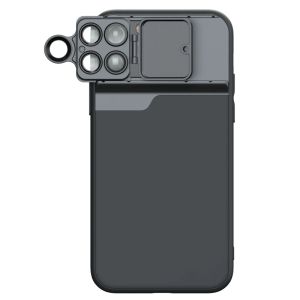 Filtros 5 em 1 kit de lente telefônico 20x 25x Super Macro Lens Cpl Fisheye 2x Caso de lente telefoto para iPhone 12 Pro Max/11 Pro Max Mini