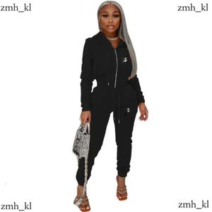 Heißes Design Frauen Feste Farbe 2 Stück Set Tracksuit Herbst Winter Kleidung Hemd Hosen Outfits Außenbekleidung Legging Sportswear Pullover Bodysuit 312