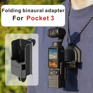 Accessori adatti per Adapter Osmo Pocket 3 con accessori per staffa a doppio orecchio esteso a doppio orecchio pieghevole