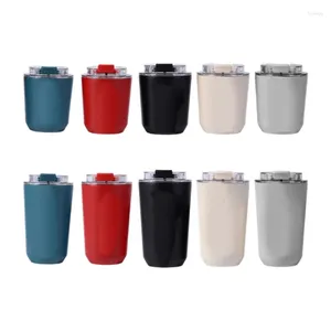 Vattenflaskor Stainsless Steels Travel Mugs Light Weights Car Cup Double Walled Drinkware D08D