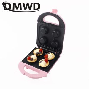 Appliances DMWD Eggs Tart Roaster Pancake Frying Pan Waffle Bowl Breakfast Machine Sandwich Hamburger Grill Patty Maker Cupcake Muffin Oven