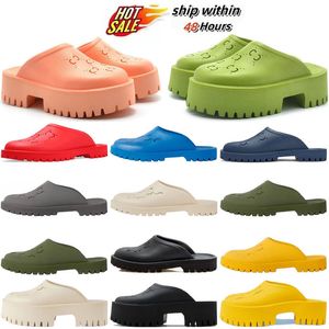 designer sandaler tofflor glider glider skjutreglage sandal kvinnors glid g rum perforerade ihåliga gelé färger hög gummi ensam svart röd vit orange rosa grön