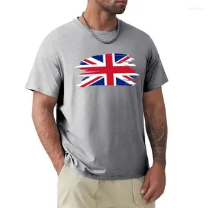 Herren Polos Britische Flagge Delessed UK T-Shirt Großbritannien England Zoll Sommerkleidung Männer Grafische T-Shirts