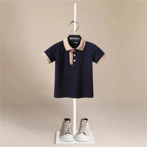 Camisas de pólo de pólo de meninos curtos de 12m-9y-9y para meninas