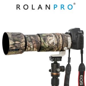 Filtreler Rolanpro Naylon Kamuflaj Lens Giyim Canon EF için Yağmur Kapağı 100400mm F4.55.6 L II USM Lens Kol Giyim Fotoğrafı