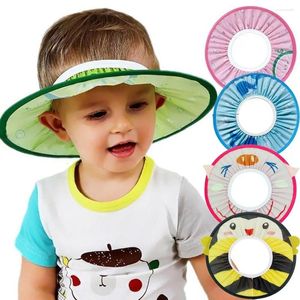 Beretti Protezione all'orecchio Cappelli da bagno Elastico doccia Proteggi il cappello da berretto per neonati per bambini Shield per bambini ragazzi ragazzi