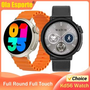 Orologi Ola Esporte Smart Watch Ultra 2 uomini Donne Round Smartwatch Btphone Call Orro