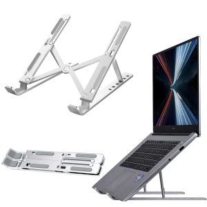 Tillbehör Justerbar bärbar datorstativ Aluminium Foldbar anteckningsbok Support Base Book Air Pro Hållare Portable Bracket Computer Accessories