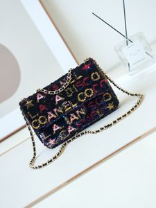 10a högkvalitativ designer väska crossbody väska 24c ny paljett väska märke mode kvinnors väska kedja väska en axel väska plånbok party väska