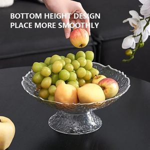 Plates High/Low Leg Fruit Tray Modern Living Room Coffee Table PET Snack Creative Home Nut Candy Storage