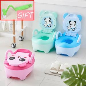 Shirts Baby Potty Training Toilet Seat Comfortable Backrest Cartoon Pots Portable Baby Pot for Children Potty Toilet Bedpan