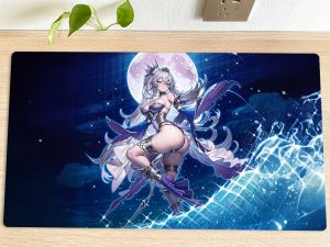 Pads YuGiOh Girl Table Playmat Tearlaments Kitkallos TCG CCG Mat Trading Card Game Mat Mouse Pad Gaming Play Mat Mousepad Free Bag