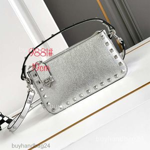 Crossbody Bag Woman Valens väskor Vlogoo Rock Designer Stud Underarm Fashion Womens 2024 Small Lychee Leather Handheld Single Lock Shoulder Buckle Rivet R5RT