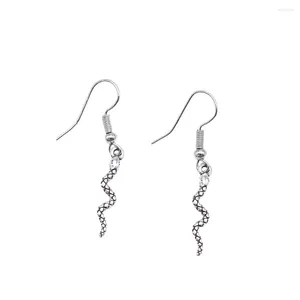 Dangle Ohrringe 1Pair Schlangenschütze in Männern Accessoires Schmuckmaterialien Haken Größe 18x19mmmm